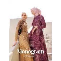 Elzatta Gamis Motif - Gamis Curly Monopatch