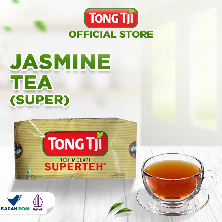 

BAYAR DITEMPAT Tong Tji Super Jasmine Tea 1 pack isi 25 gram Teh Seduh Loose Tea