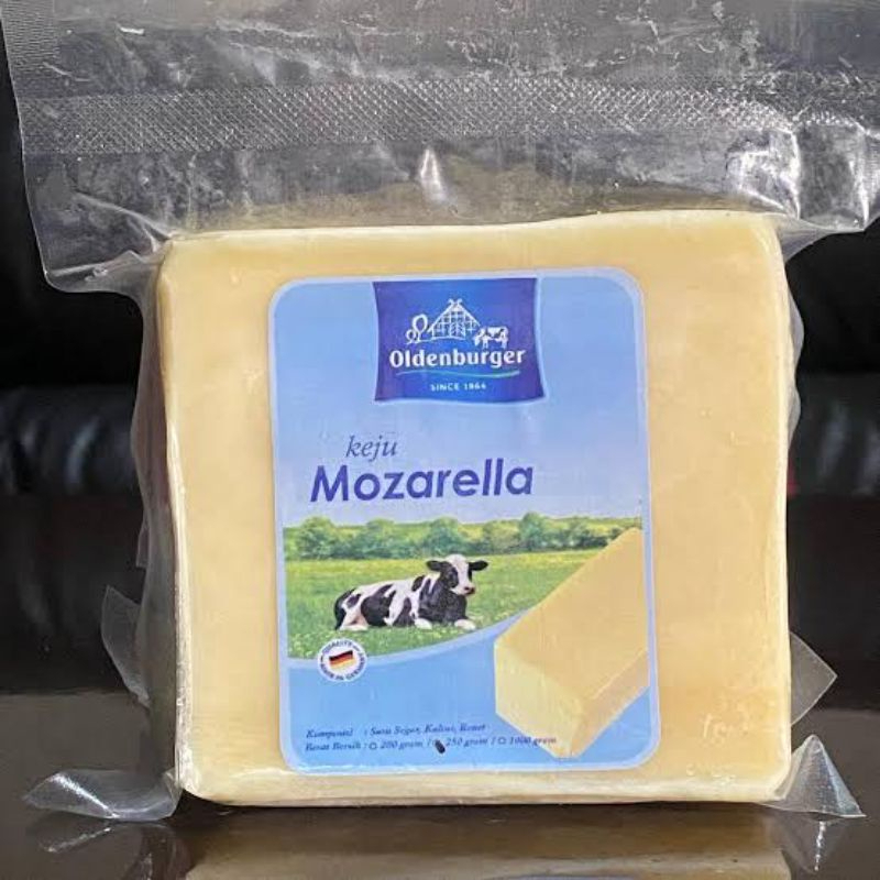 

Keju Mozarella Mozzarela Cheese Oldenburger Original Premium 200 Gram