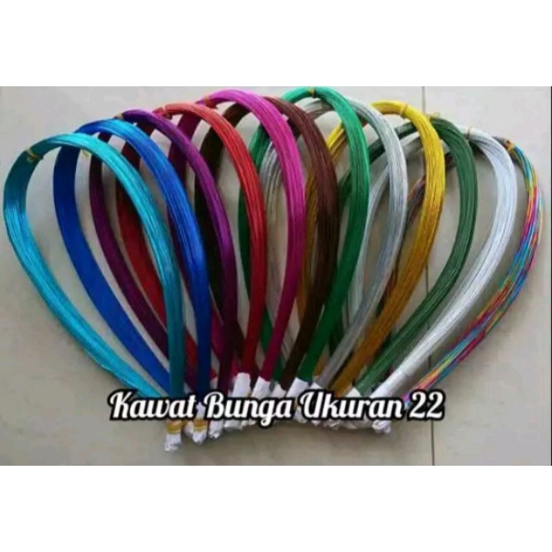 500 Gram Kawat Bunga uk 22 - 1/2 KG Kawat Bunga - Kawat Bonsai