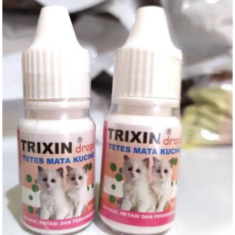 TRIXIN DROPS tetes mata kucing MENGATASI PERADANGAN INFEKSI MATA MERAH MATA BERAIR MATA KUCING BELEK