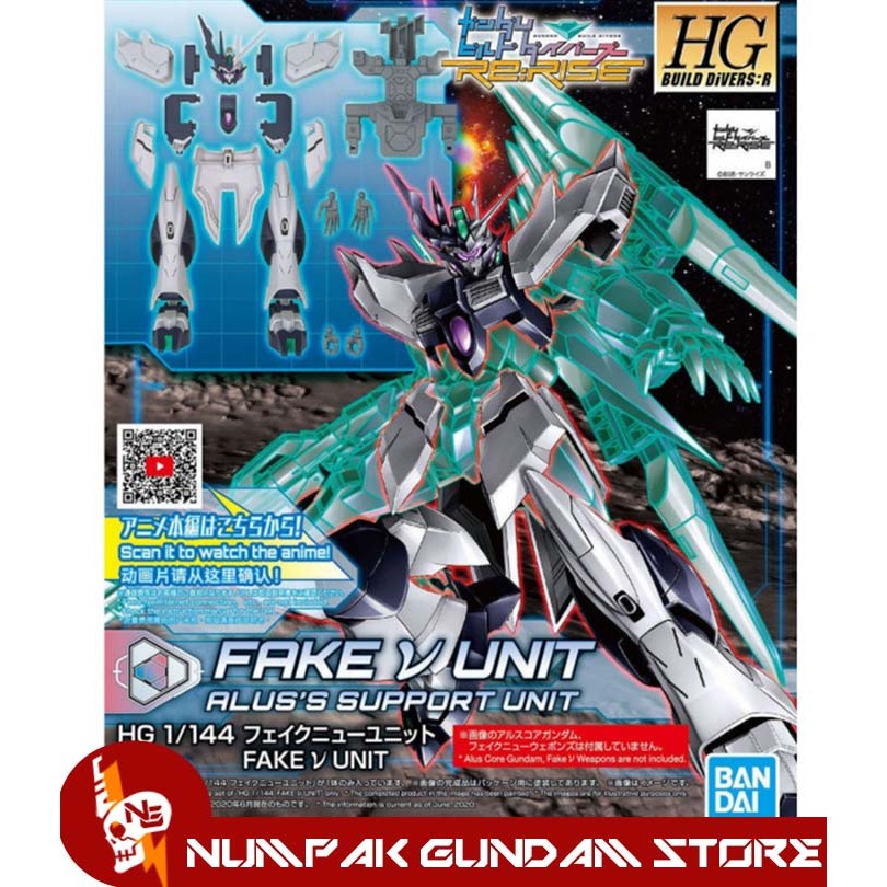 Fake Nu Unit Gundam Bandai for alus and core ii gundam