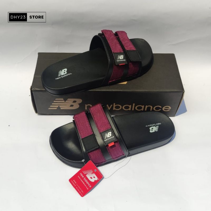 Sandal Slippers Pria Wanita Double Strap Webbing