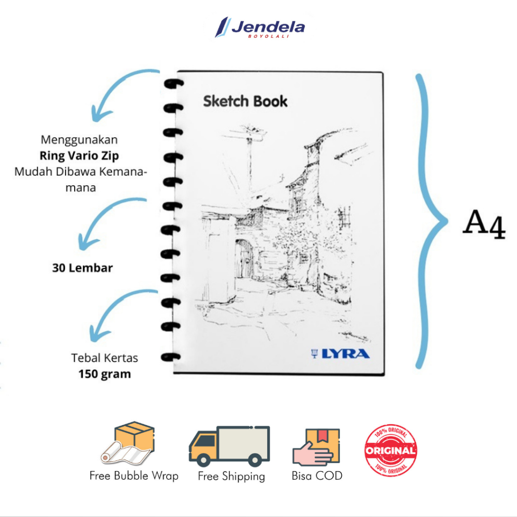 

Lyra Sketch Book A4 + Refill ATK