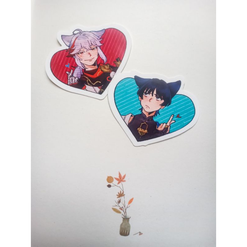 

GENSHIN IMPACT Kazuha Scaramouche Diecut Stickers by CYAN