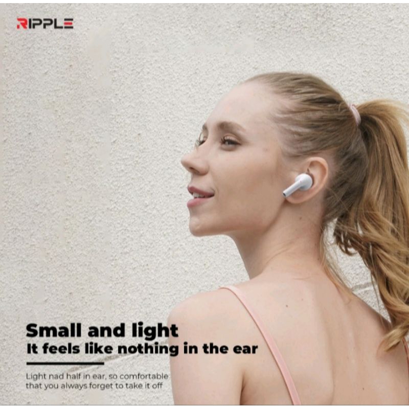 Ripple Rippods True Go TWS Headset Bluetooth Mini Earphone