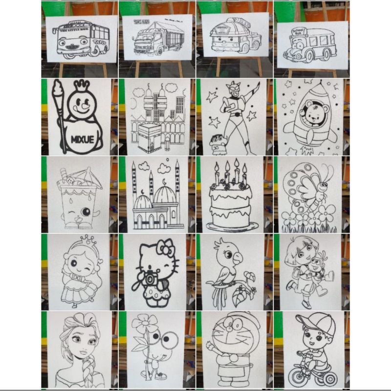 

STYROFOAM LUKIS POLOS 33 X 40