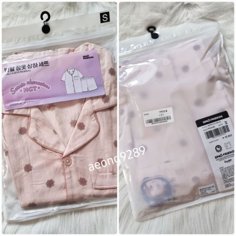 NCT x Sanrio SPAO Pajama Short Johnny NCT 127 (new pajama set only, no pc)
