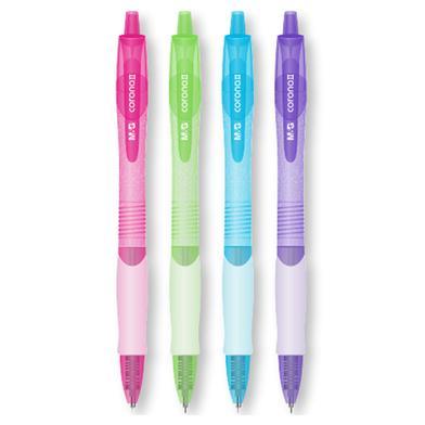 

TBMO M&G Bolpen Gel 0.38mm Cute Glitter Rubber Grip Colorfull