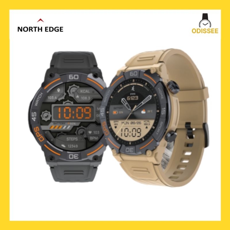 NORTH EDGE CR04 GPS GLONASS ALTI BARO KOMPAS SPORT SMARTWATCH ORIGINAL