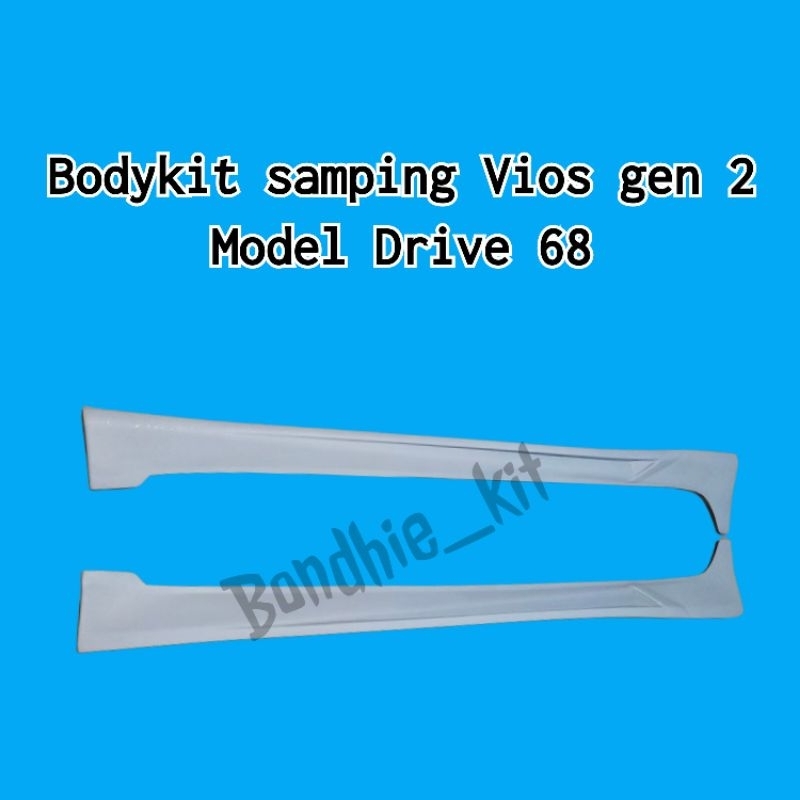 bodykit samping Vios gen 3 model Drive 68