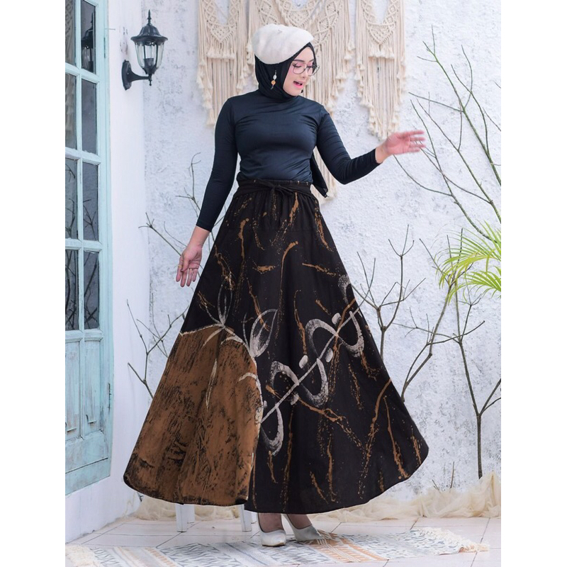 ROK BATIK CAP ROK PAYUNG MODEL FASHION TERBARU