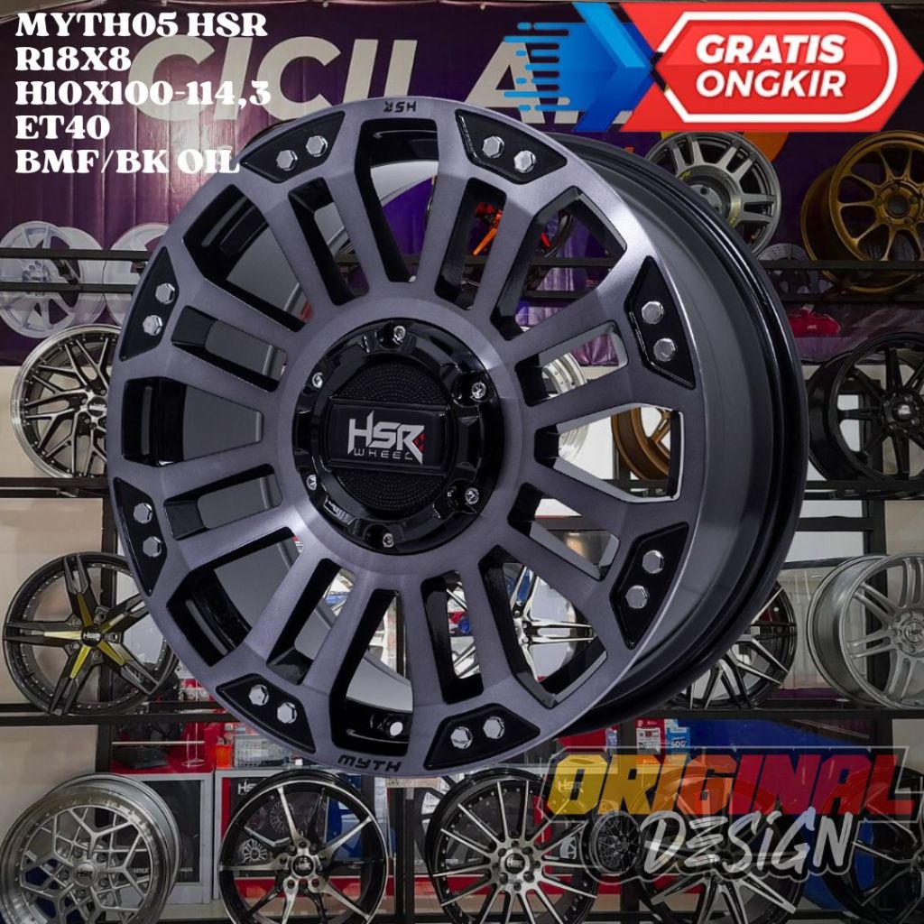 Velg Mobil CRV , ALMAZ , CHEROKEE , XPANDER , HSR MYTH05 RING 18 R18