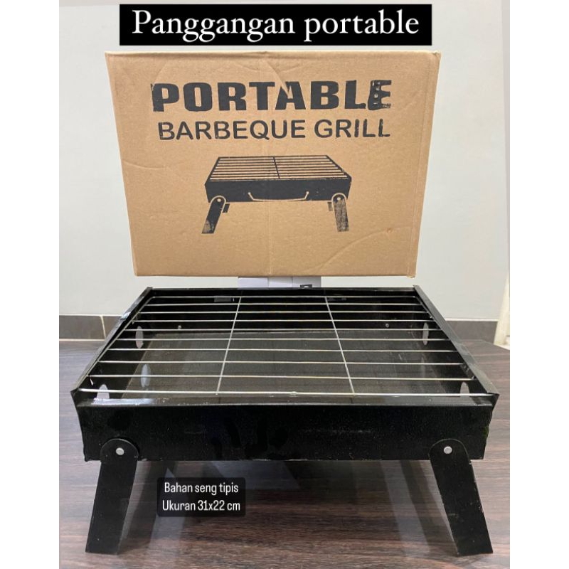 Panggangan Portable Panggangan Arang