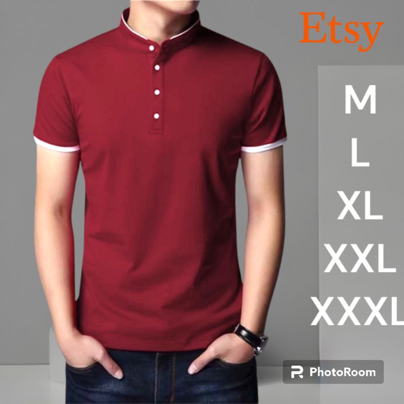 Kaos polo Pria Shanghai Lengan Pendek | Shanghai Pria | Kaos Shanghai Apparel | Kaos jumbo pria | Ka