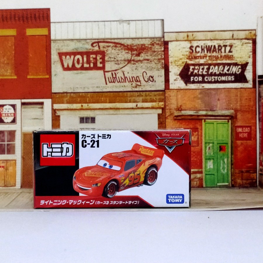 Tomica Cars C-21 Lighting McQueen Cars 3 Takara Tomy Mainan Koleksi