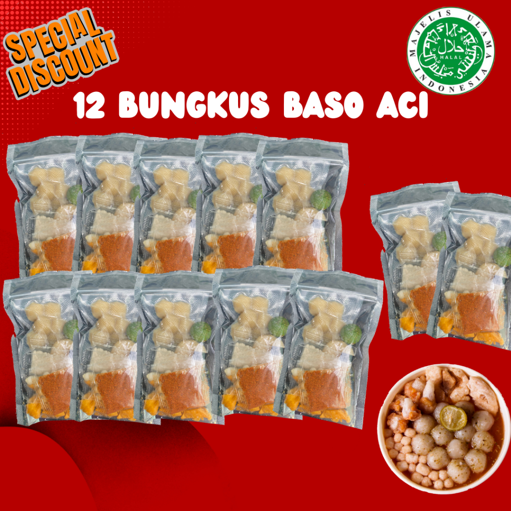 

12 Bungkus Baso Aci Nikmat