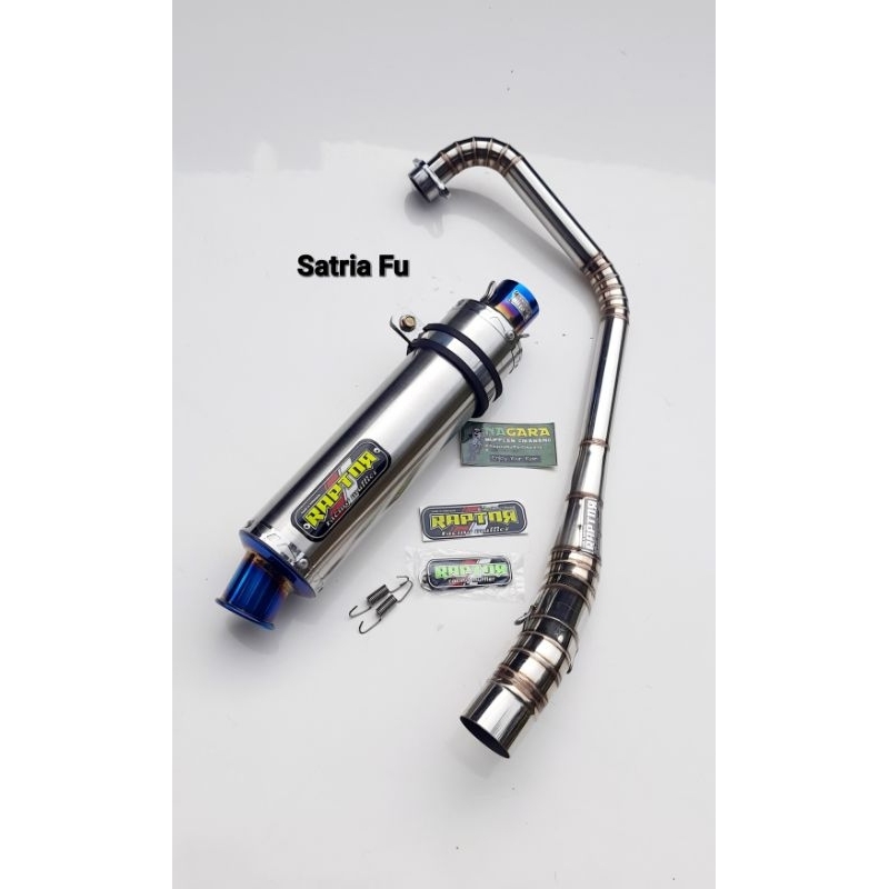 Knalpot Racing Satria Fu 150 karbu Original Raptor