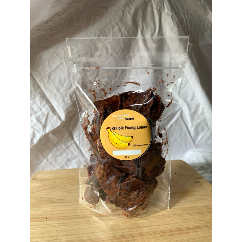 

READY‼️ Keripik pisang lumer rasa coklat