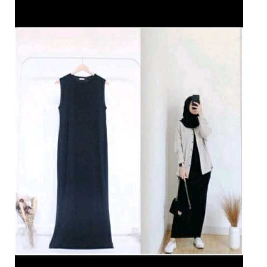 INNER DRES TANPA LENGAN//INNER ABAYA