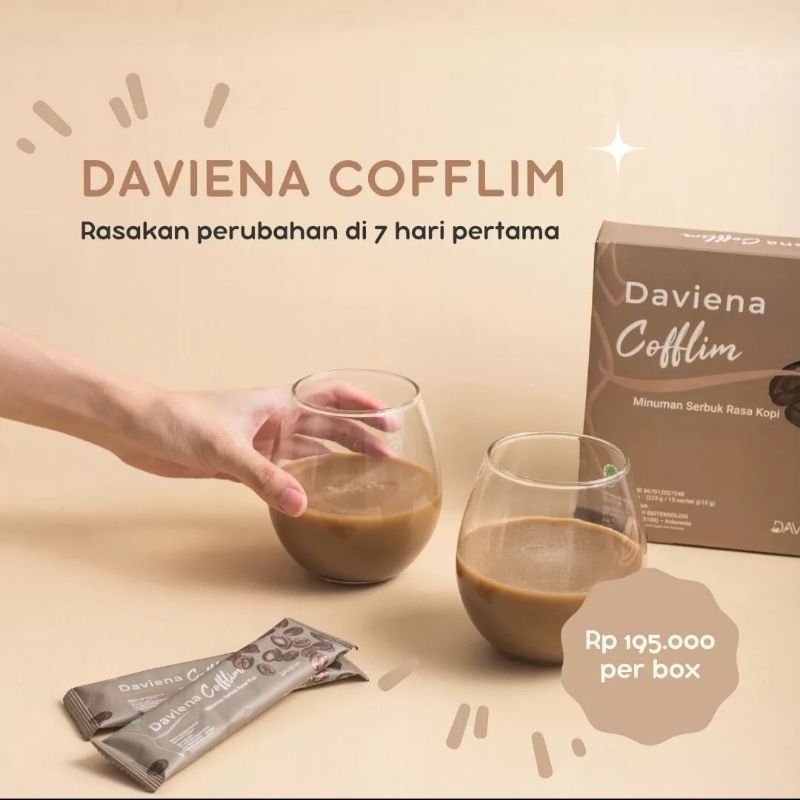 DAVIENA SKINCARE COFFSLIM DAVIENA BPOM ORIGINAL