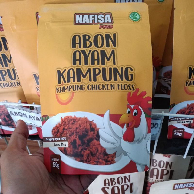 

Abon Ayam kampung NO MSG NAFISA-FOOD