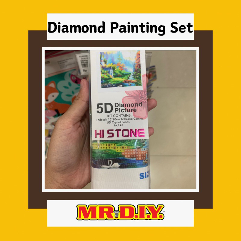 Diamond Painting Set - diamondpainting set - diamondpainting set lengkap - diamondpainting kit - dia