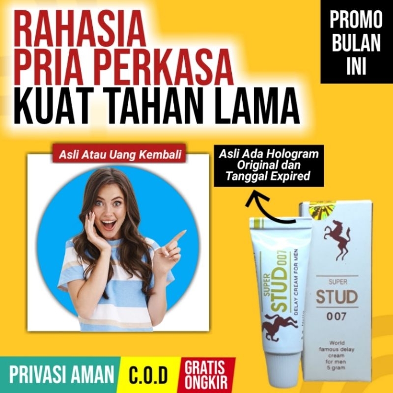 Cream Obat Herbal stud import Khusus Pria Perkasa Oles Tahan Lama
