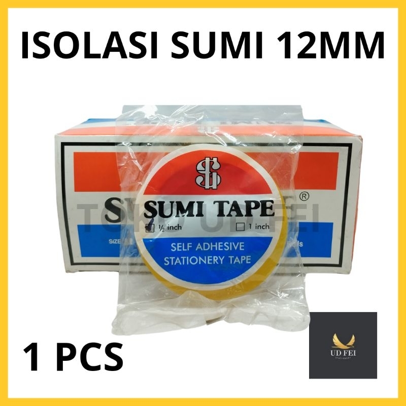 

(1 PCS) Isolasi Sumi 1/2 inch/ sumi tape 12mm/ isolasi sumi 12mm
