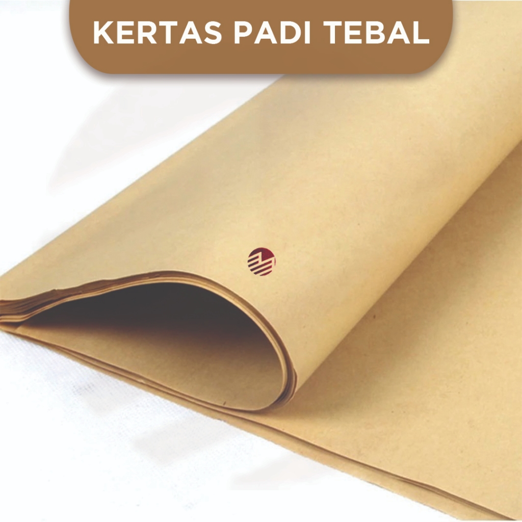 

Kertas Padi Bungkus Kado / Paket Polos Tebal