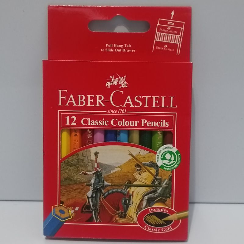 

Faber-Castell Classic colour 12 warna Pensil Warna