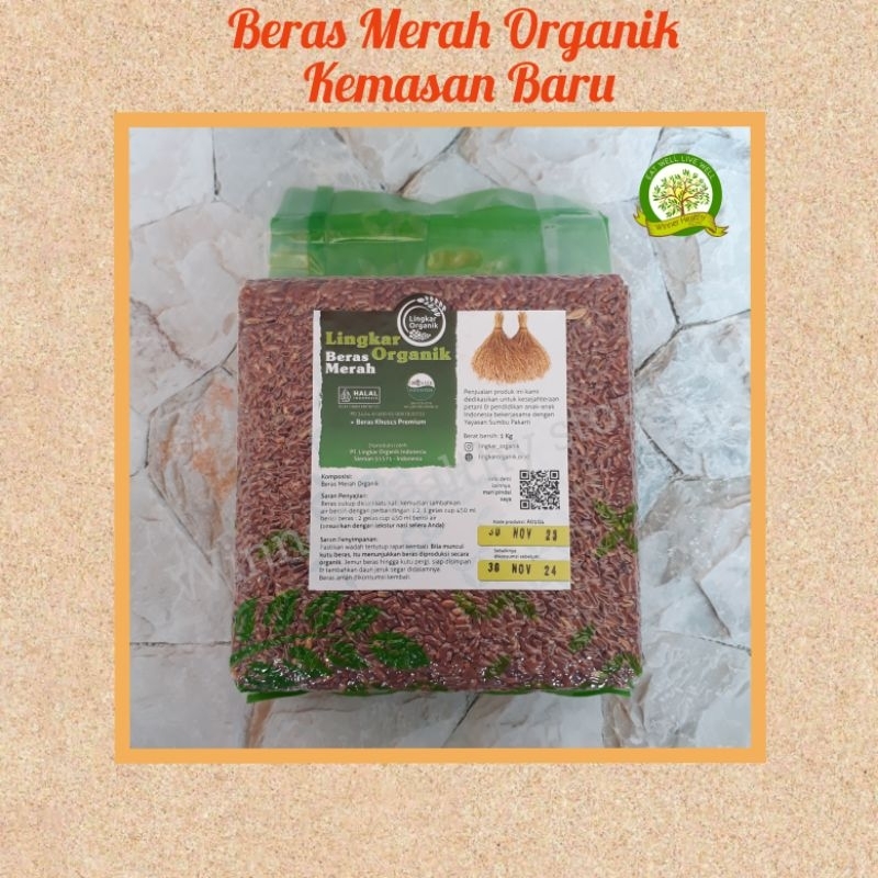 

Beras Merah Organik 1 kg - Lingkar Organik