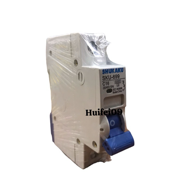 SHUKAKU MCB BIRU SKU-699 C16 16A MCB TERMURAH