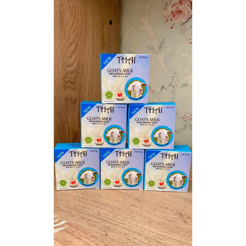 THAI GOATS MILK BRIGHTENING SOAP,THAI RICE MILK SOAP