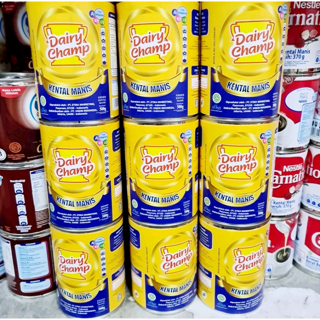 

Dairy Champ 480gr susu krimer Kental Manis
