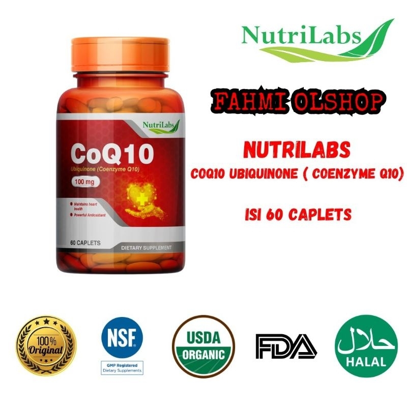Nutrilabs CoQ10 (Coenzyme Q10) 100 mg