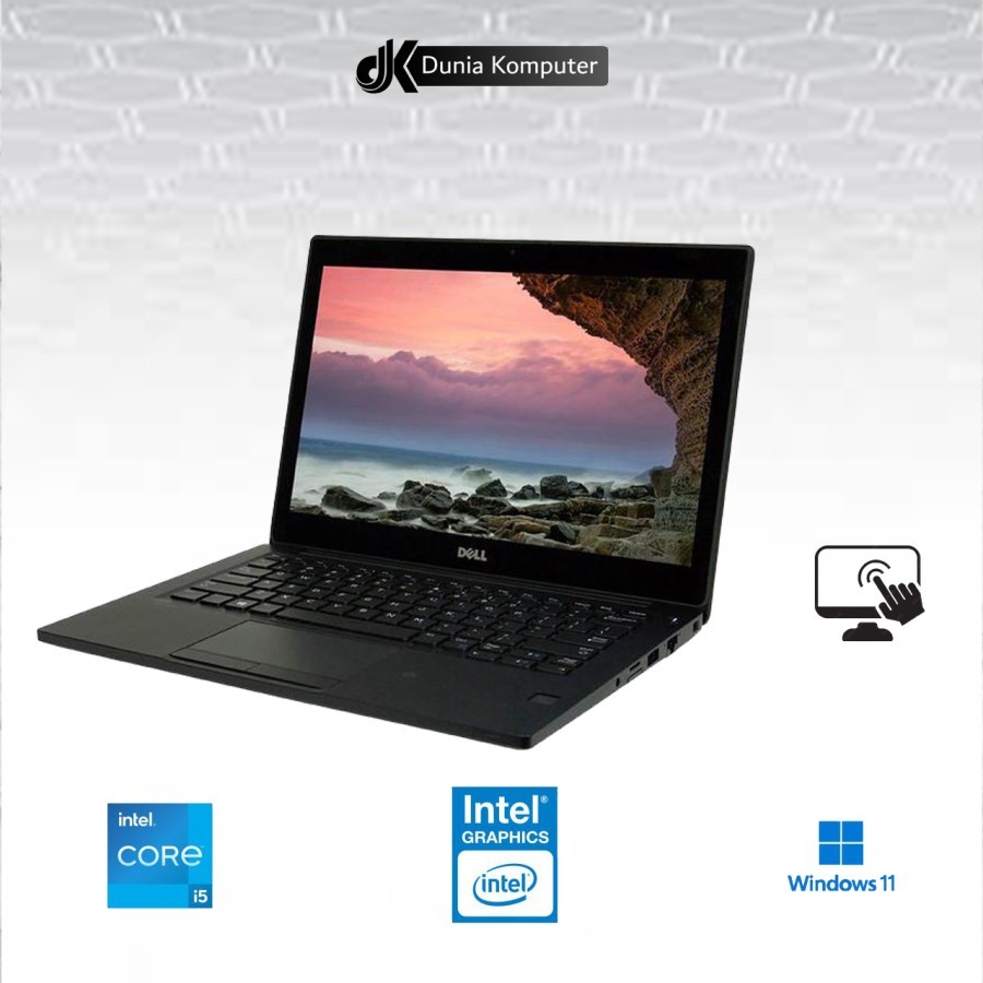 Laptop Bekas / Second Dell Latitude 7280 Touchscreen Core i5-6300U | 8GB | SSD 250GB