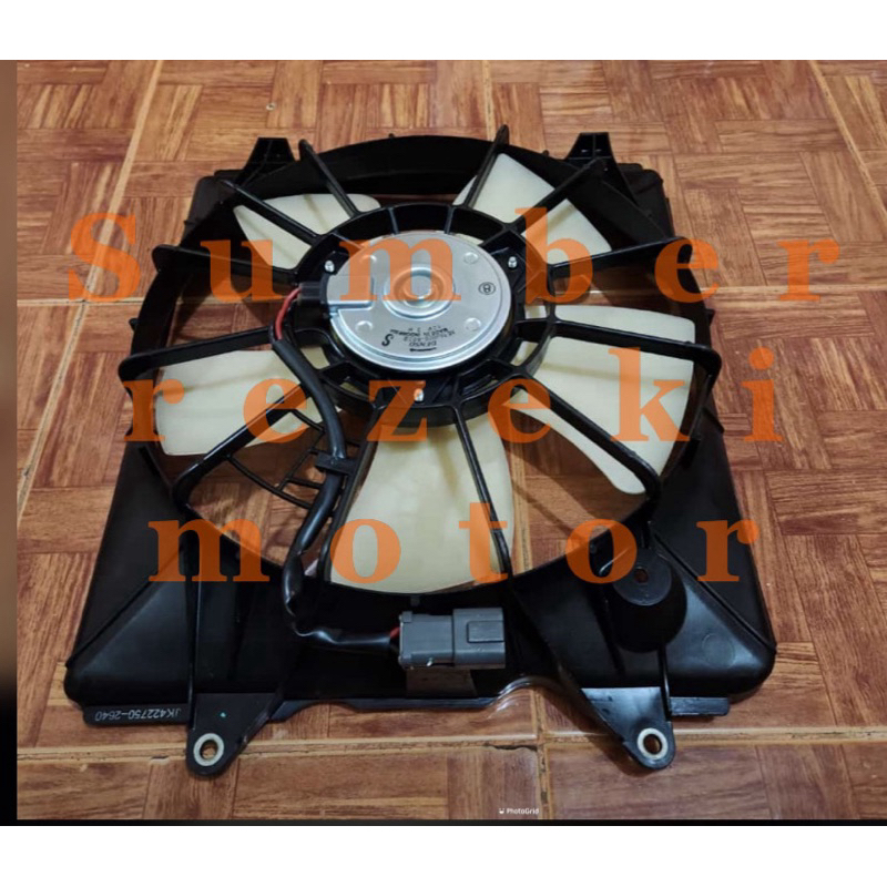 Motor fan assy extra fan honda brio asli 1set