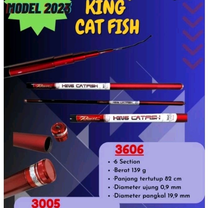 Tegek  iguruai king cat fish 300cm/360cm