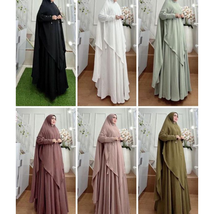 PROMO SALE BISA COD GAMIS SET SYARI DIJAH EDISI HAJI DAN UMROH SERIES GAMIS DIJAH TERBARU GAMIS JUBA