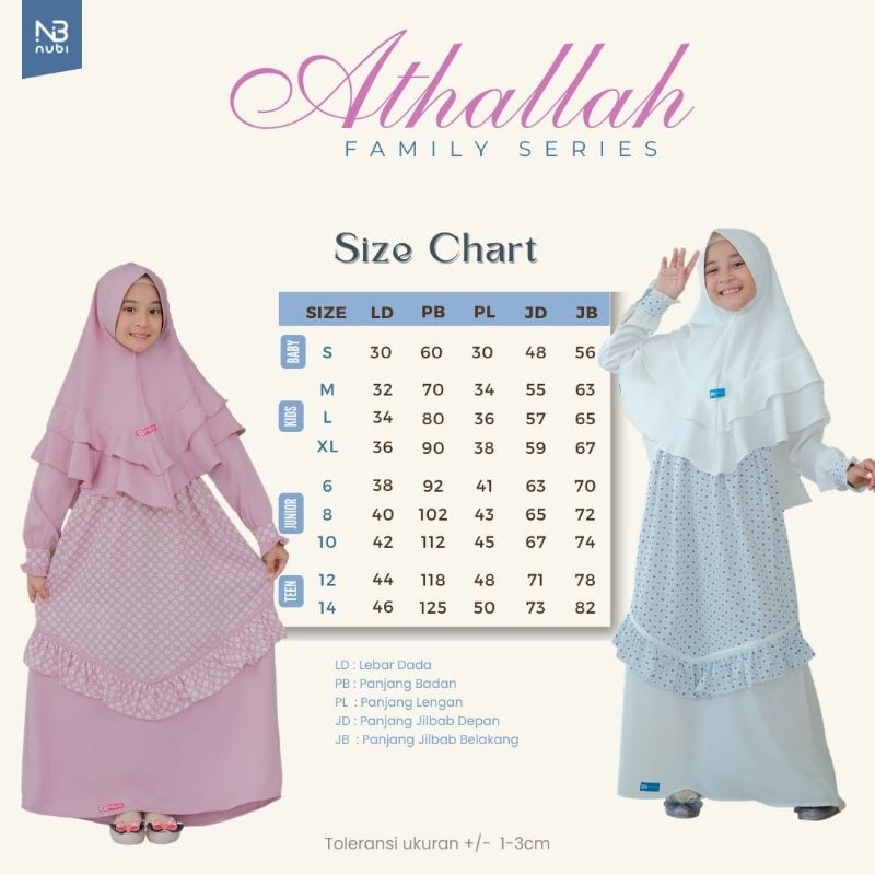 Gamis anak Athallah