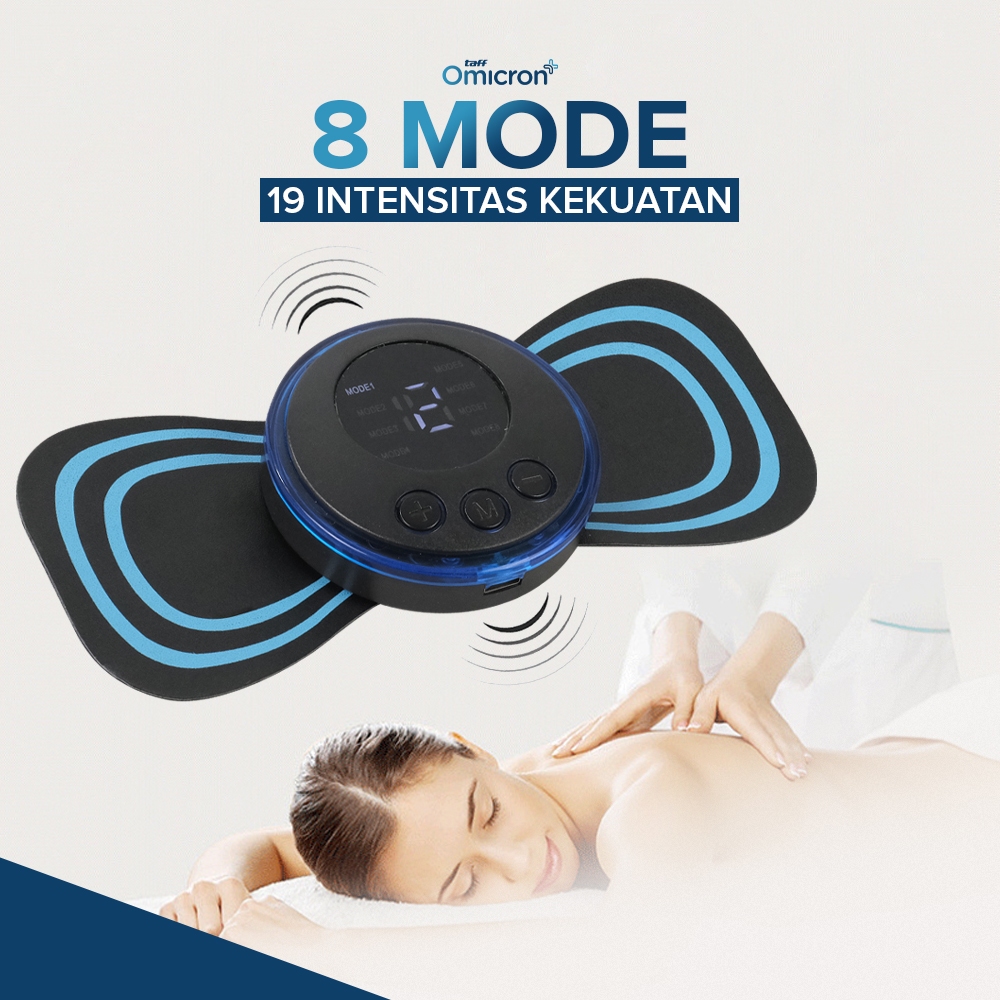 EMS Tempel Mini Massage Alat Pijat Tempel Getar Elektrik Pijet Electric Mini Serbaguna Multifungsi