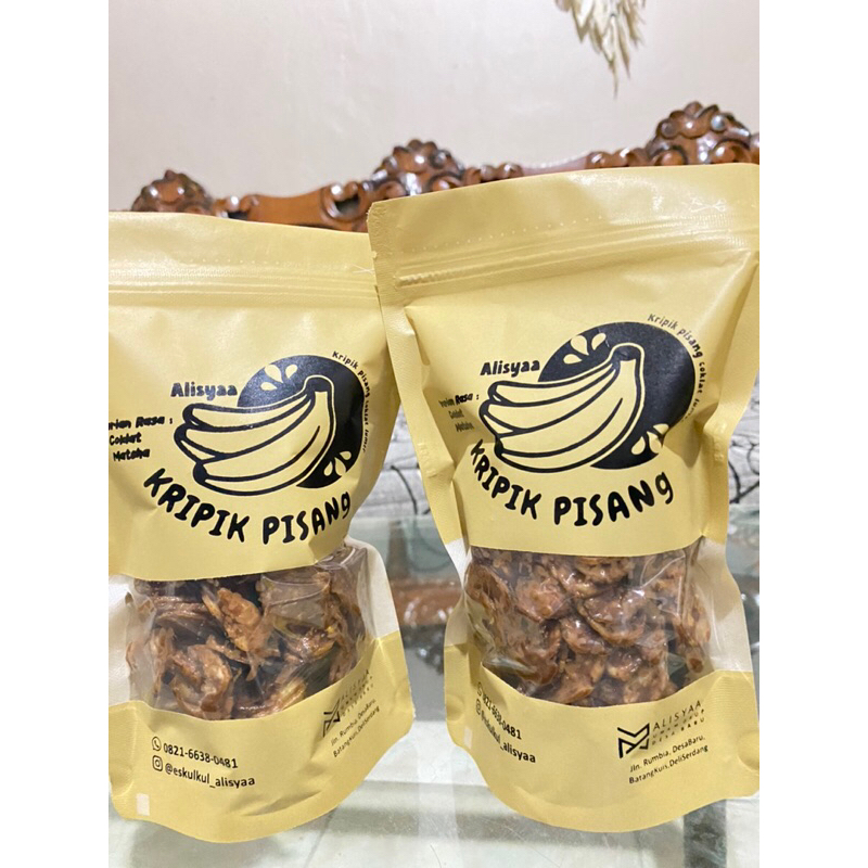 

Kripik Pisang coklat lumer