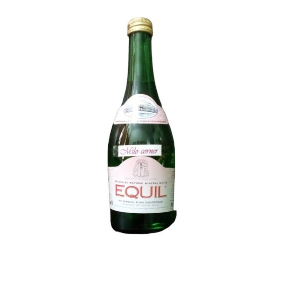 

EQUIL dipilih Sparkling / Natural Mineral Water 380ml Jual Per dus (12btl)