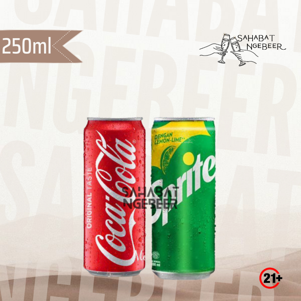 

Coca Cola & Sprite kaleng 250ml