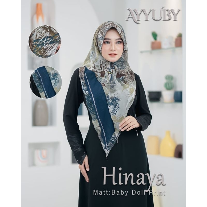HIJAB KHIMAR MOTIF HINAYA ORI AYYUBY