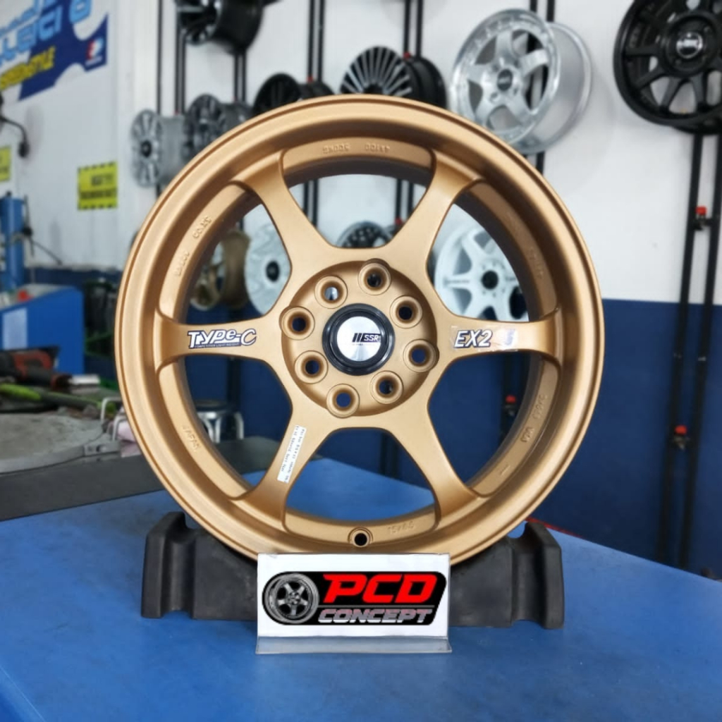 Paket Murah Velg Mobil Ring 15 Ssr type c Plus Ban Accelera ( 4 Velg dan Ban ) utk agya ayla brio mo