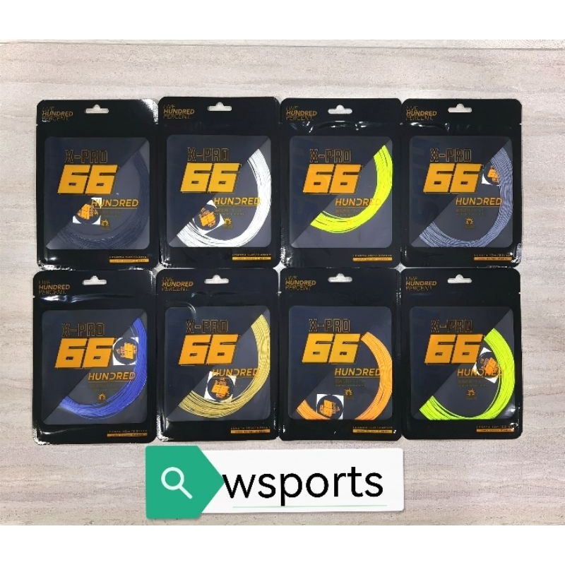 Senar Badminton Hundred HNDRD 66X PRO 66 X Pro  Original