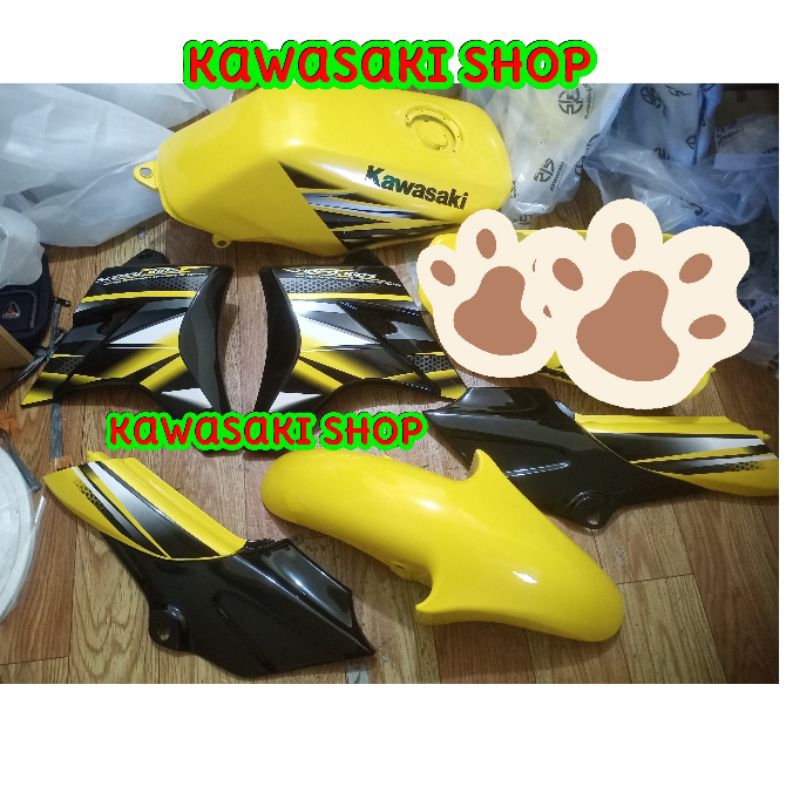 body set ninja ss kuning original tanpa body belakang