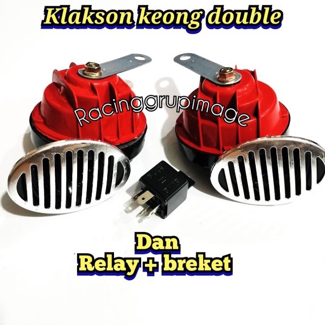 Harga termurah Bisa COD Klakson OKD Kazito Double Keong Plus Riley Klakson Motor Dan Mobil Suara Ken